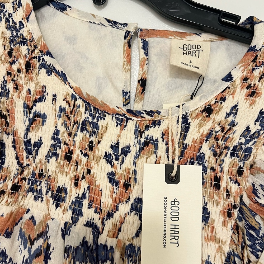 Chic Ruffled Floral Mini Dress - Picture 2 of 2